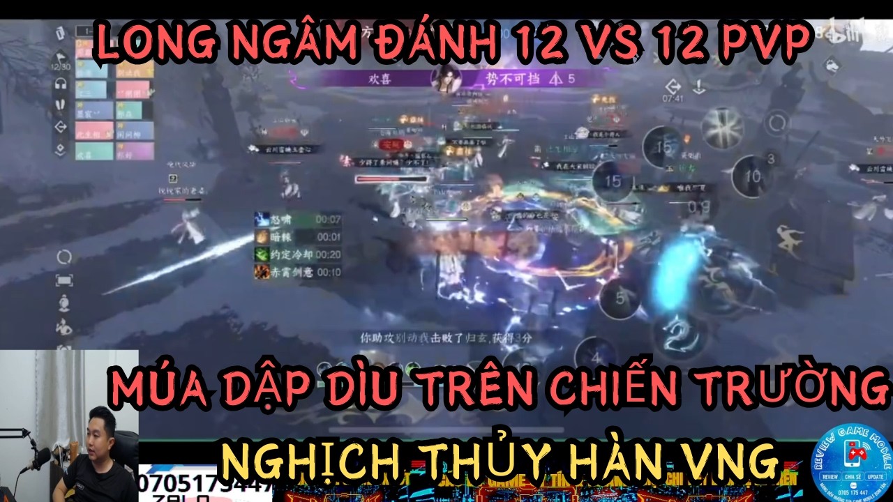 NGHỊCH THỦY HÀN VNG: LONG NGÂM QUẪY 12 VS 12 - LƯỢT DẬP DÌU