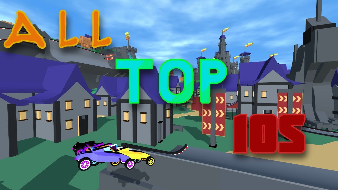 All Top 10 comparisons in PolyTrack Community Tracks
