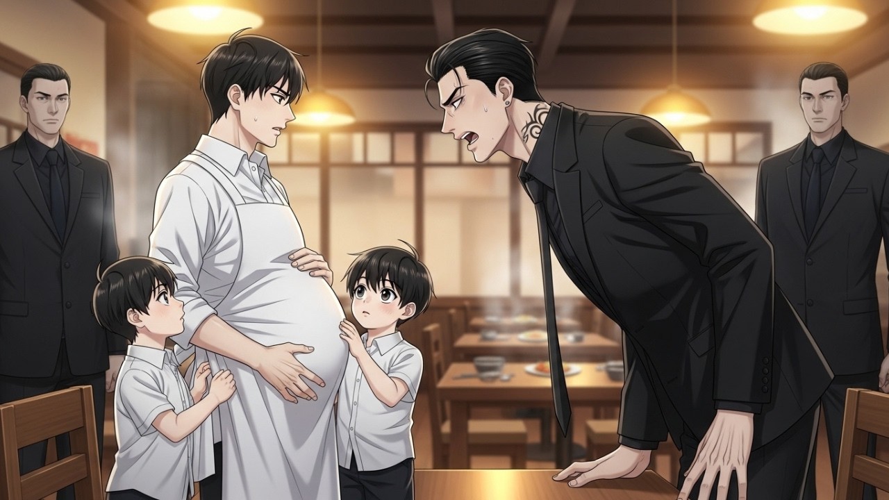 «BL STORY» Alpha Mafia Boss FREEZES When He Sees His Ex-Omega — PREGNANT With His Child, Working as