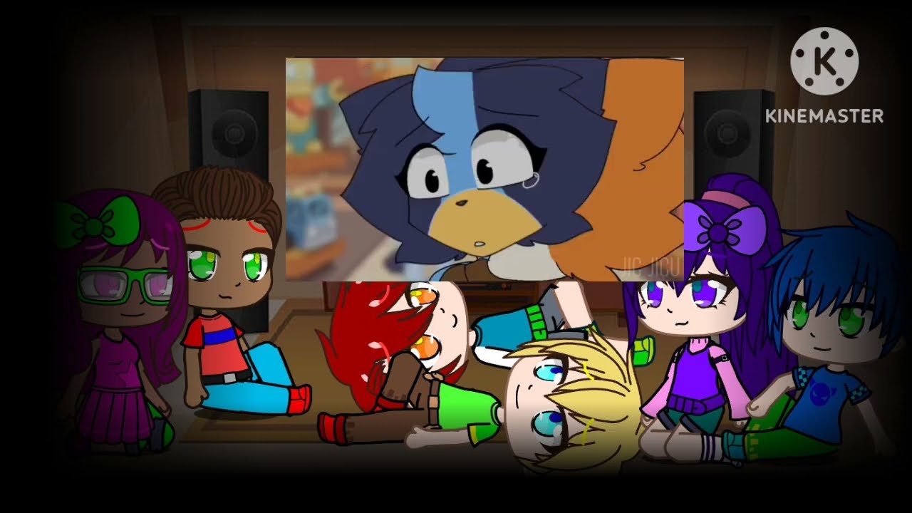 🦸Superhero Kindergarten React to Bluey Horror AU🐕