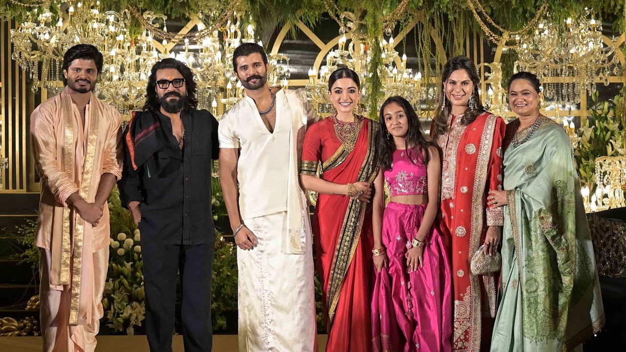 Ram Charan & Upasana Visuals | Vijay Deverakonda & Rashmika Mandanna Wedding Reception