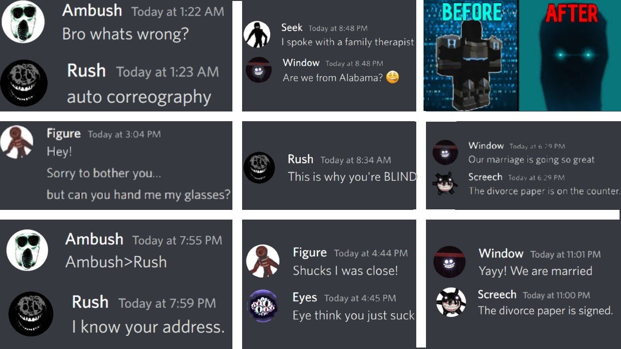 BEST Roblox Doors DISCORD GROUPCHAT COMPILATION #1