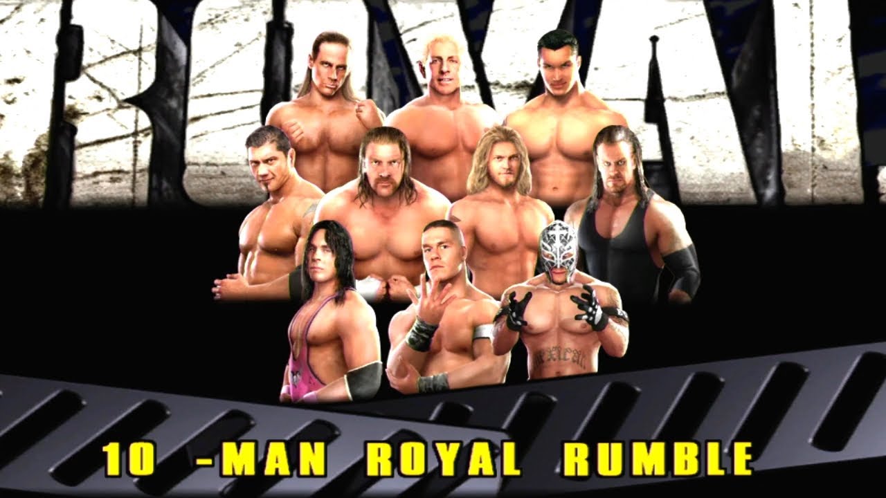 WWE SVR 2008 | 10-man Royal Rumble match