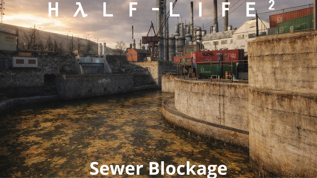 Half-Life 2 Sewer Blockage