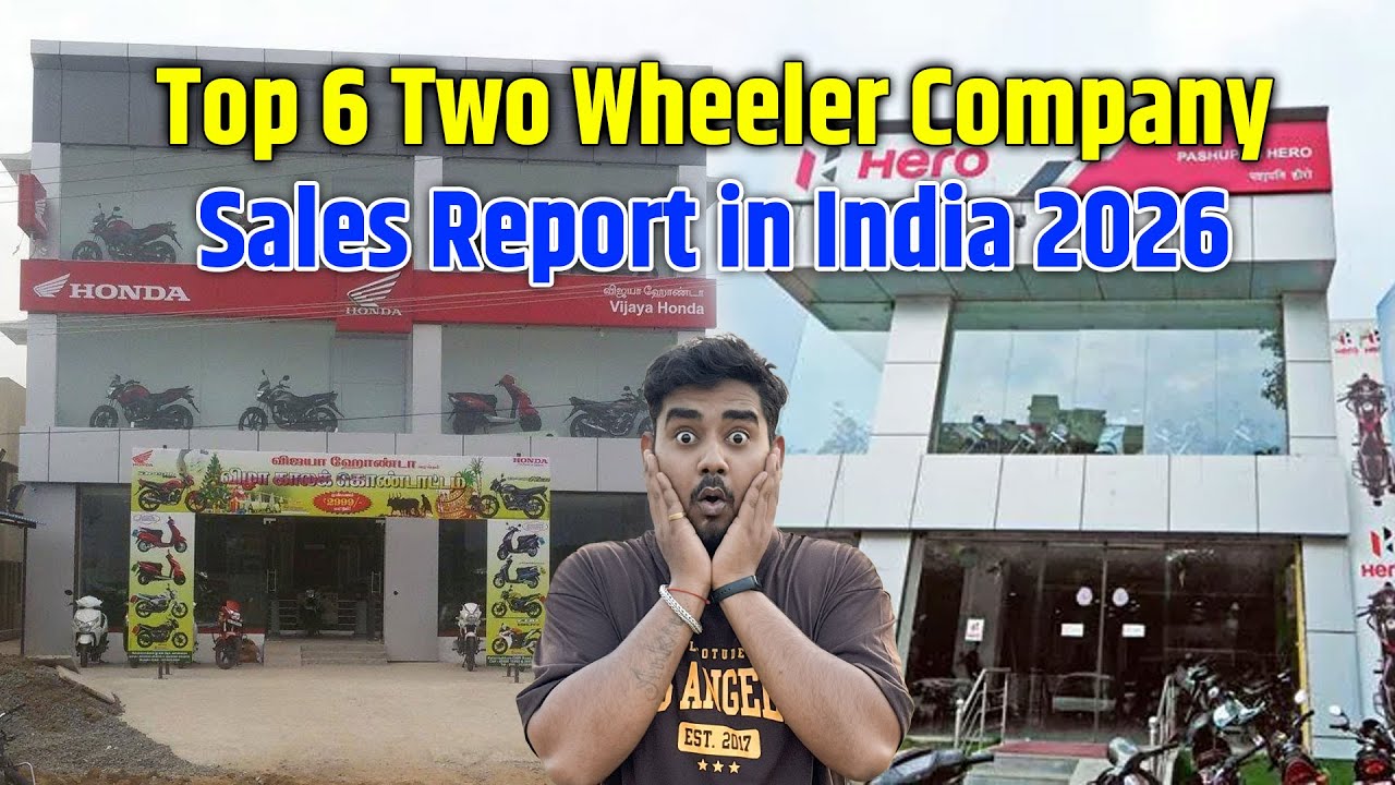 Top 6 Best Selling Two Wheelers in January 2026 🇮🇳