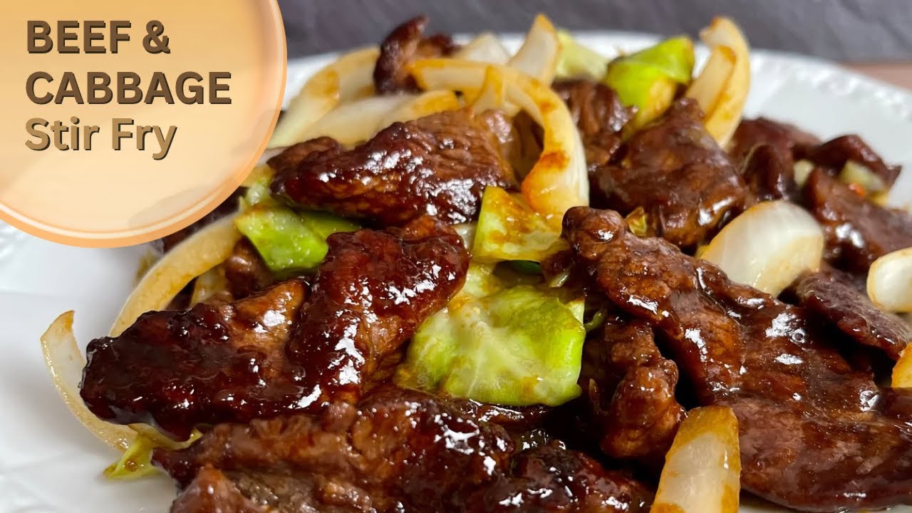 Cabbage And Beef Stir Fry Recipe | Flavorful And EASY Dinner Recipe
