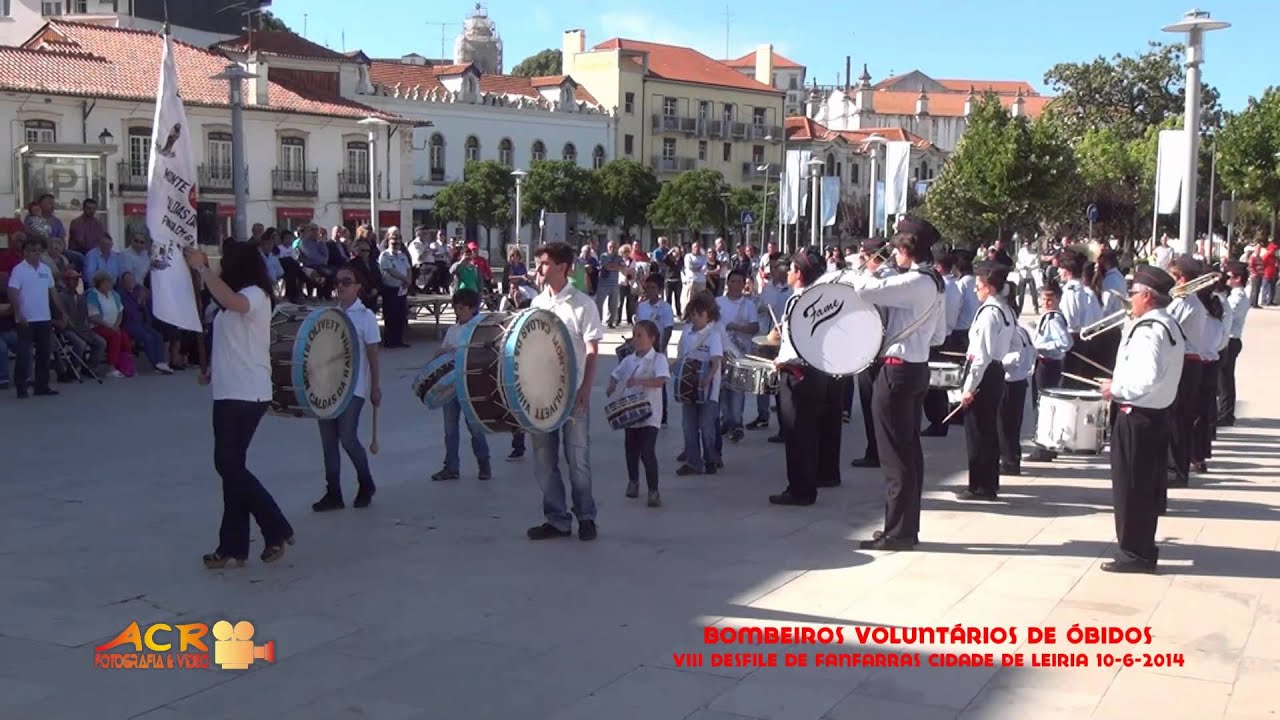 BOMBEIROS VOLUNT&Aacute;RIOS DE &Oacute;BIDOS@VIII DESFILE FANFARRAS LEIRIA 2014