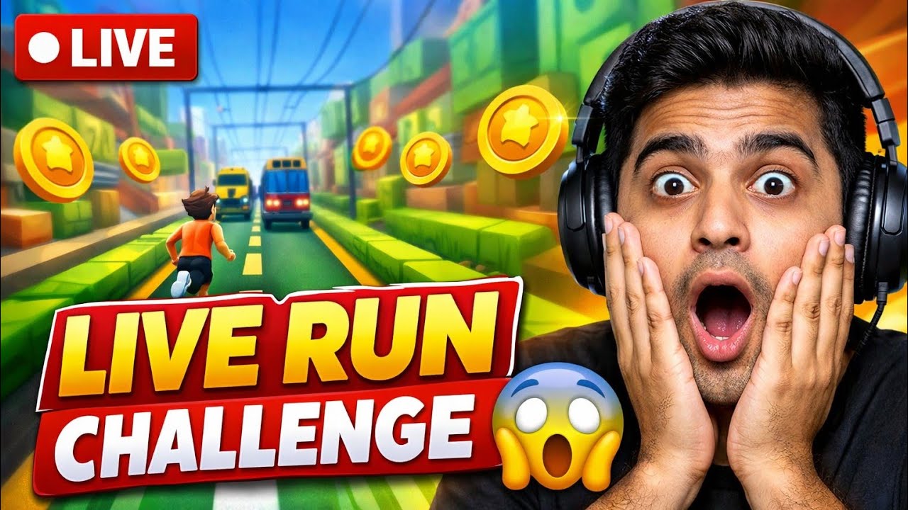 🔴 LIVE Running Game Gameplay | Funny & Crazy Run Challenge | MR. AYNEX