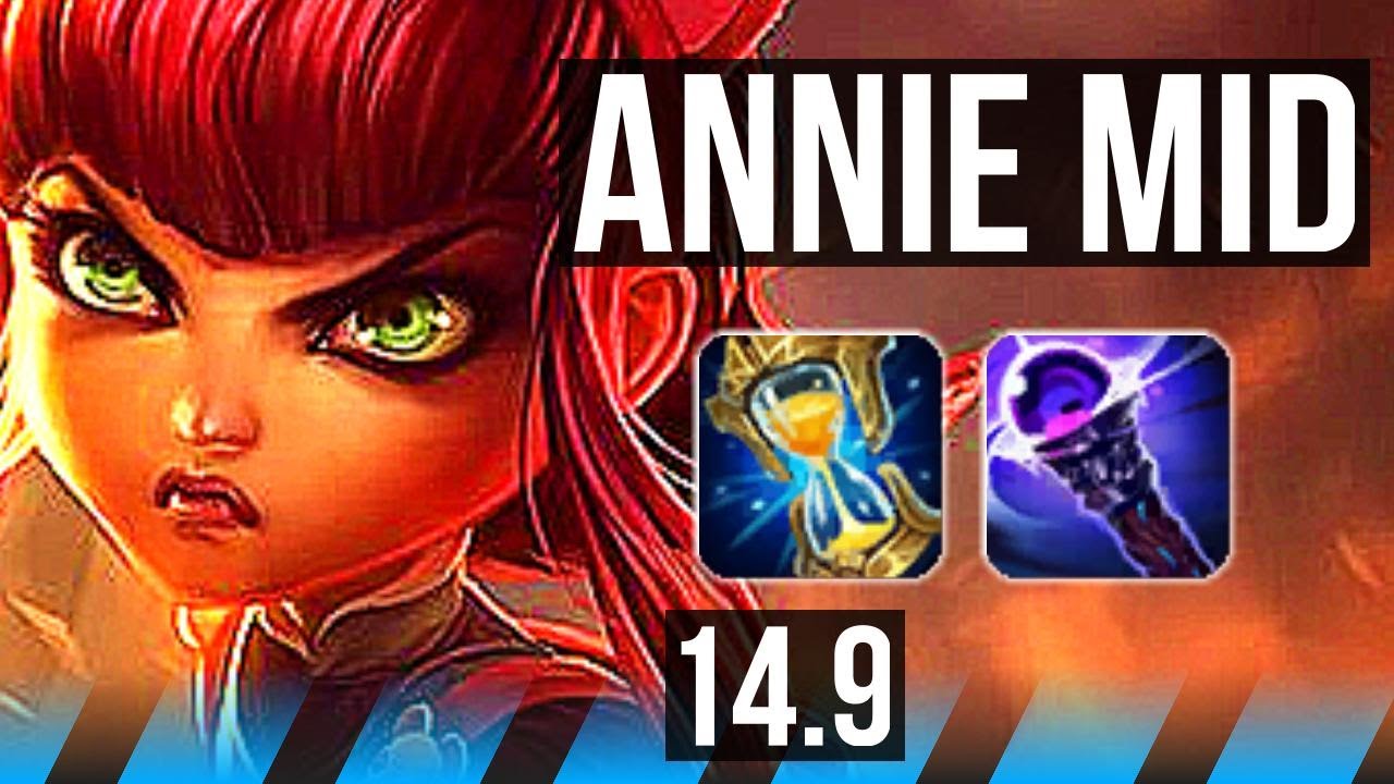 ANNIE vs TWISTED FATE (MID) | 1200+ games, Godlike | KR Master | 14.9