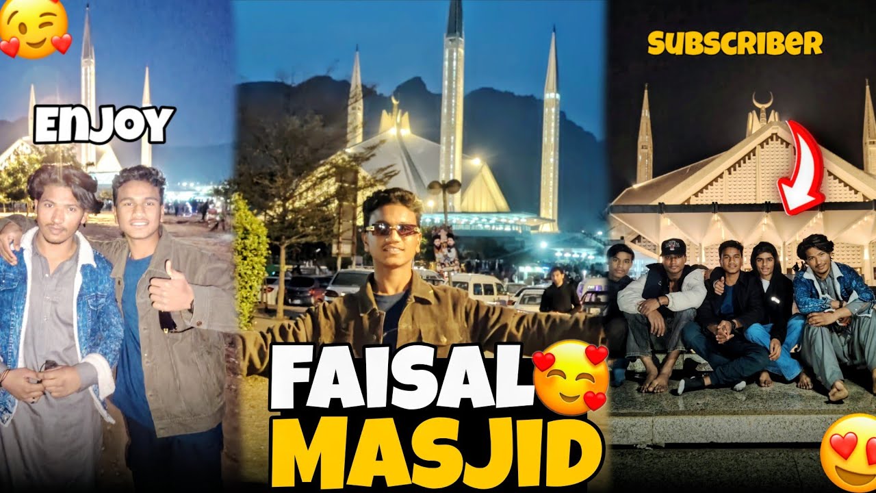 Faisal Masjid Night View 😍 | Friends Trip Islamabad | Full Enjoyment Vlog 💯 