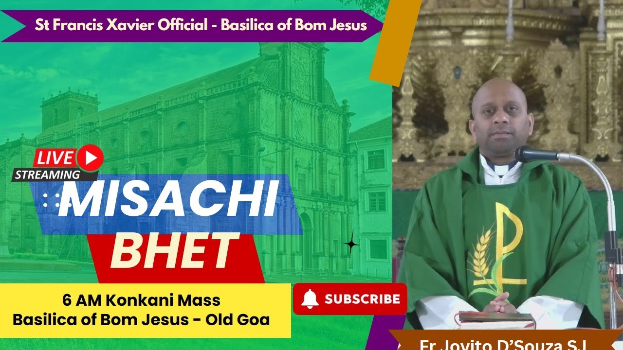 6 AM Konkani Mass | Somar - Sadea Kallachem 3rem Satollem | Basilica of Bom Jesus | 26 Jan 2026