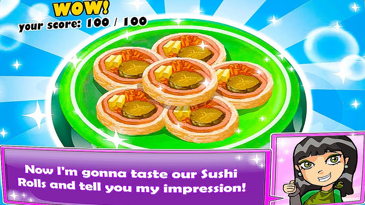 Sushi Rolls chinese sushi making game | Food shop games for girls | Best android games