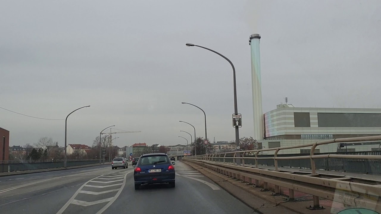 Driving Through Dresden