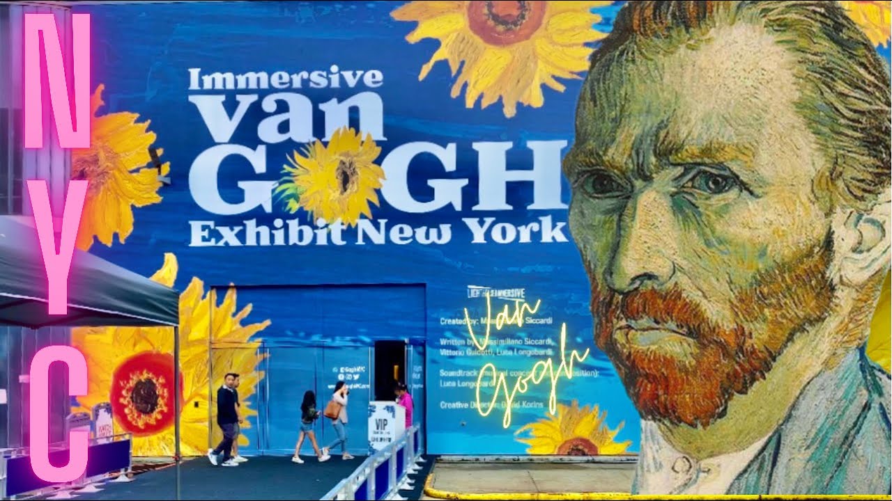 [4K] Immersive Van Gogh  Exhibit NYC 🌻🌼@ Pier 36 Full Show July 3, 2021