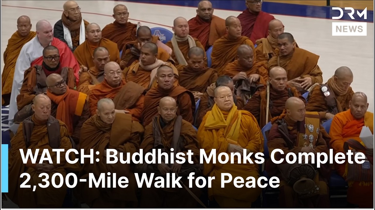 HISTORIC: Buddhist Monks Slam Trump, Demand Peace, Receive Warm Welcome at American University| AC1G