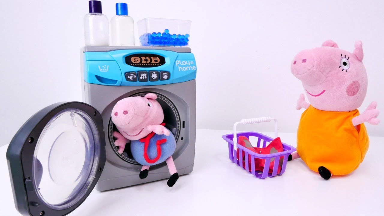 Vídeos de Peppa Pig. Arreglamos con Mamá. Juguetes peluches.