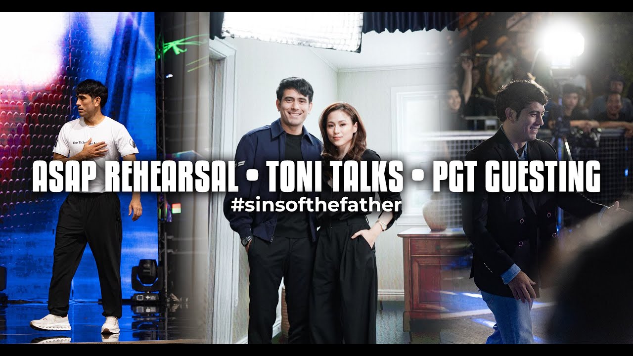 Gerald Anderson Toni Talks | Asap Rehearsal | PGT Guesting | #sinsofthefather