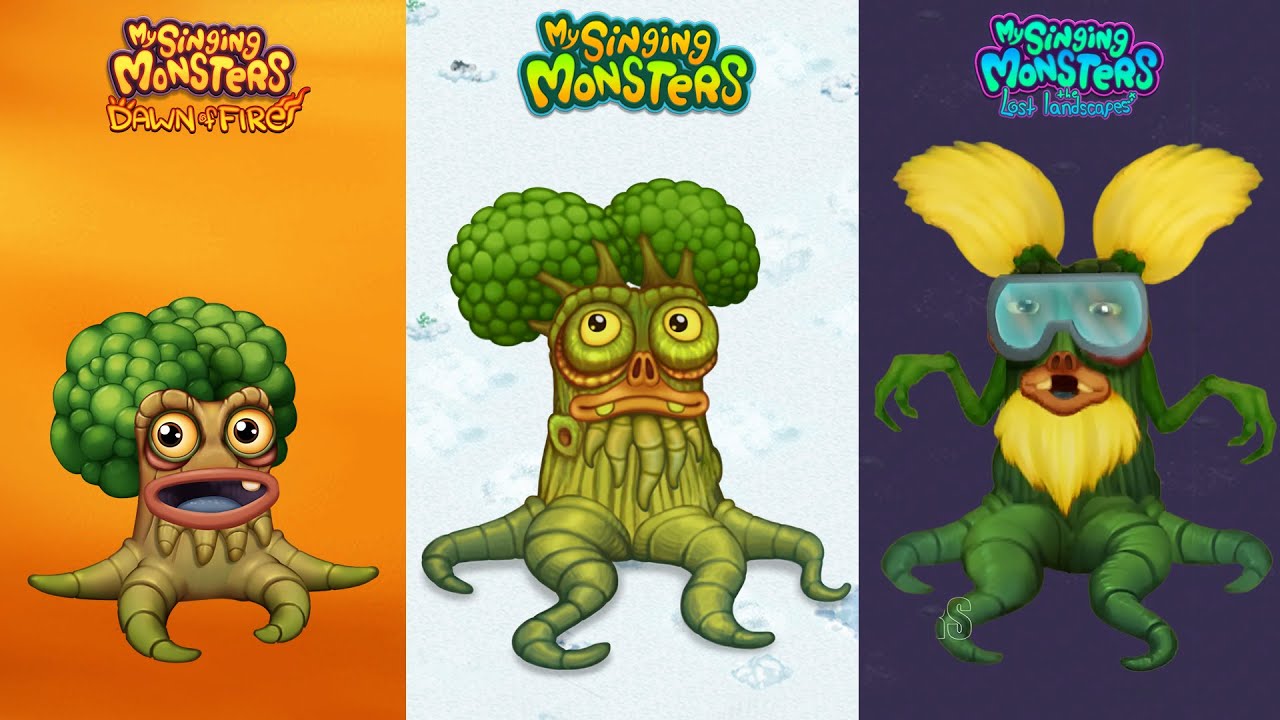 ALL Dawn of Fire Vs My Singing Monsters Vs The Lost Landscapes Redesign Comparisons ~ MSM