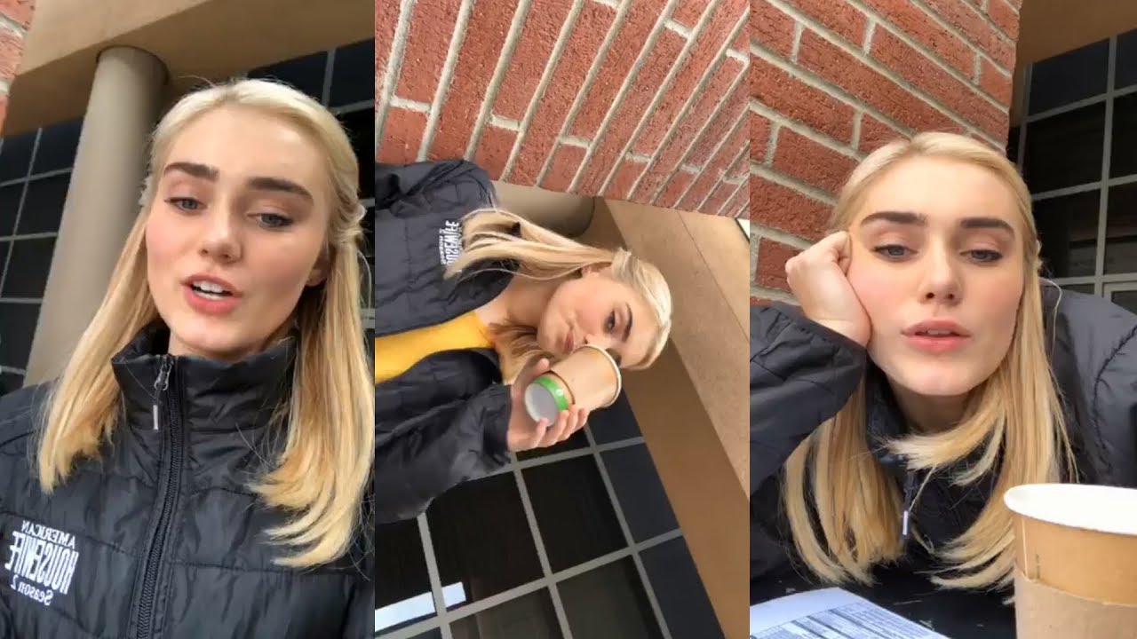 Meg Donnelly | Instagram Live Stream | 20 March 2018