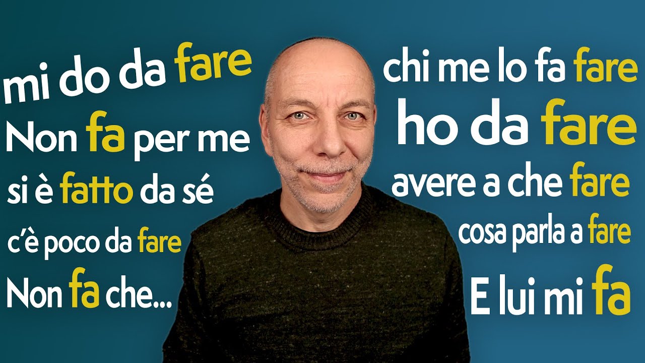 10 espressioni con il verbo FARE