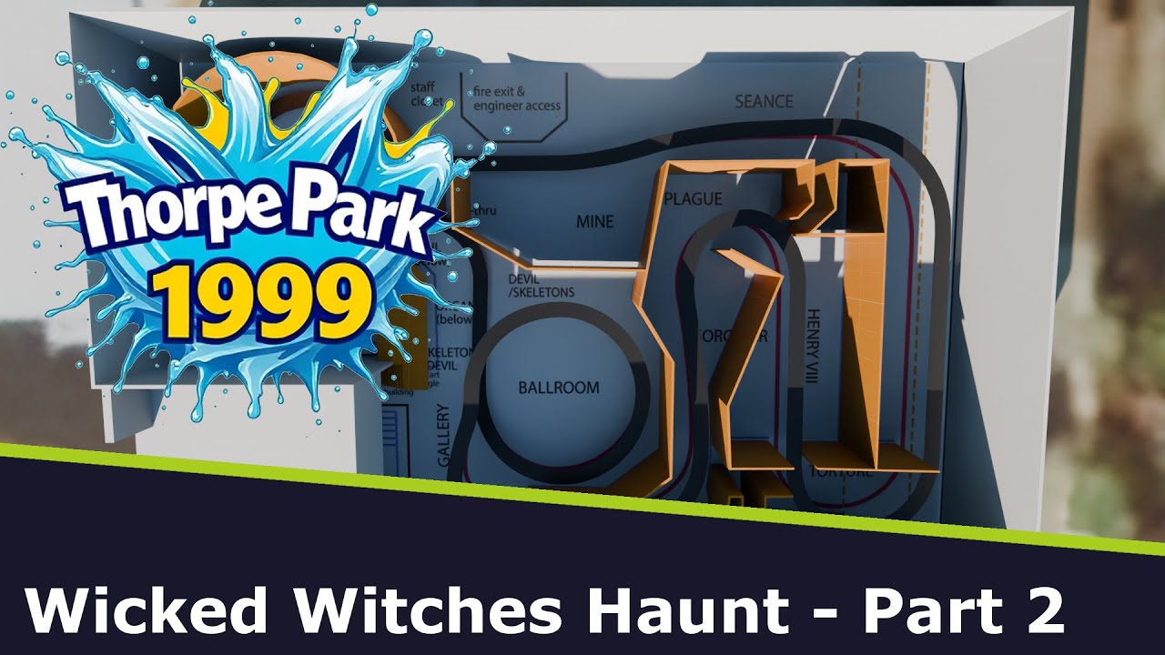How I Built Thorpe Park Wicked Witches Haunt  | POV With Original Ride Audio | Part 2