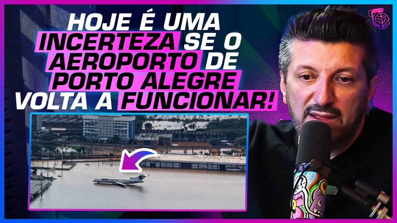 SITUAÇÃO ATUAL do AEROPORTO de PORTO ALEGRE e COLISÃO entre VOO GOL 1907 e JATO LEGACY - LITO SOUSA