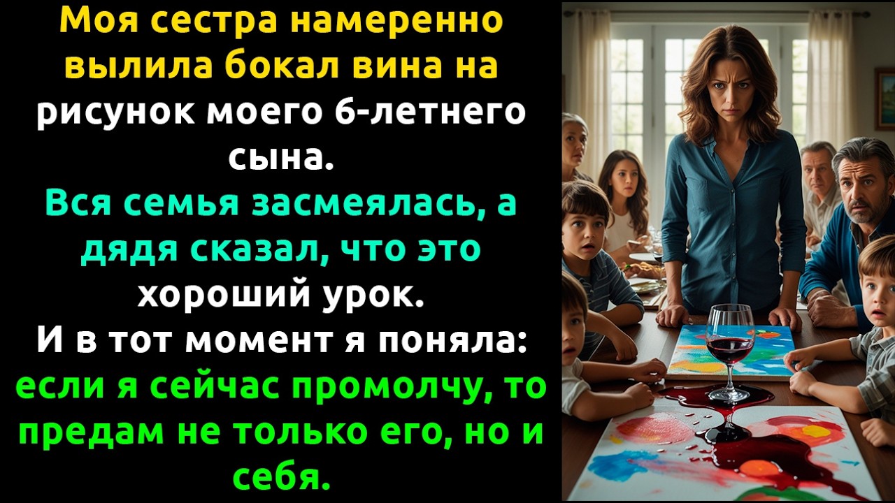 Мой отец ПОЛОЖИЛ кольцо в лужу вина... и я ПОНЯЛА, что нашей семьи больше нет.