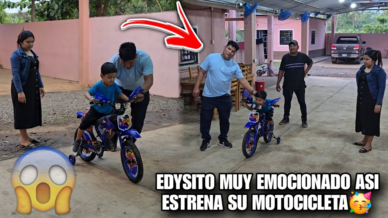 DAYSI Quedo Boca Abierta Al Ver Como Maneja Su Motocicleta EDYSITO😨El Esta Muy Feliz🤭