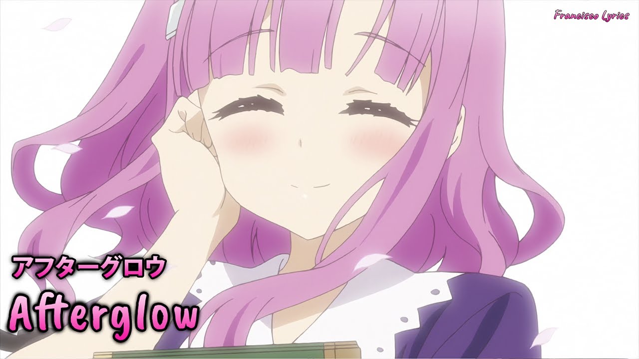 『Lyrics AMV』 Gakkou Gurashi! ED 2 Full 「Afterglow - Maon Kurosaki」