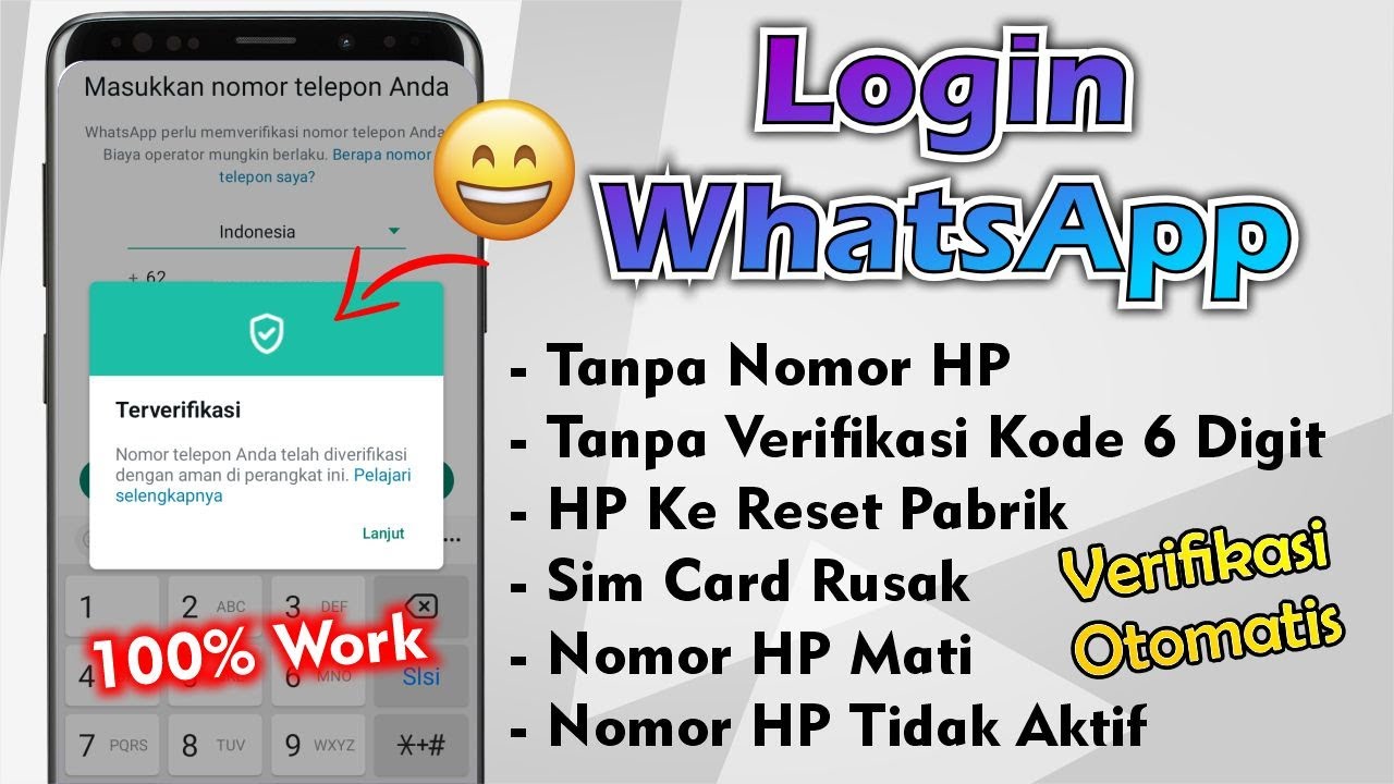 Cara Login WhatsApp Tanpa Kode Verifikasi | Login WA Tanpa Verifikasi