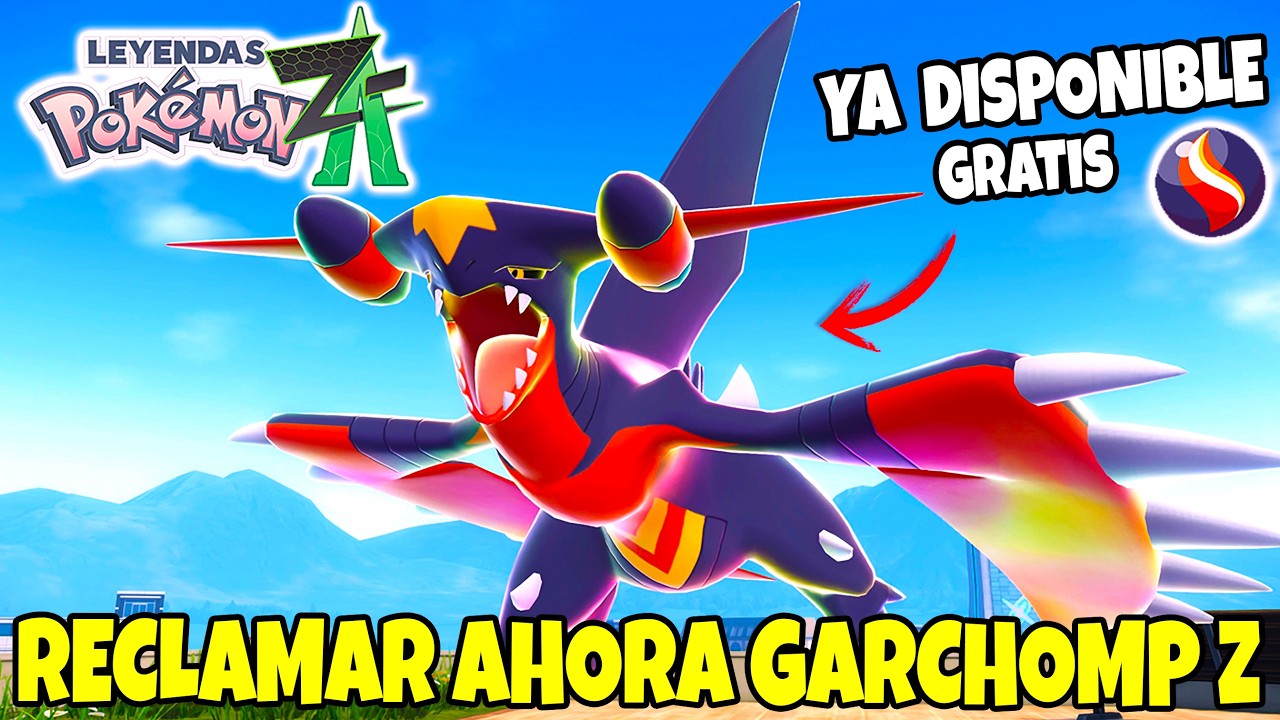 CONSIGUE AHORA NUEVO MEGA GARCHOMP Z del EVENTO en LEYENDAS POKEMON ZA