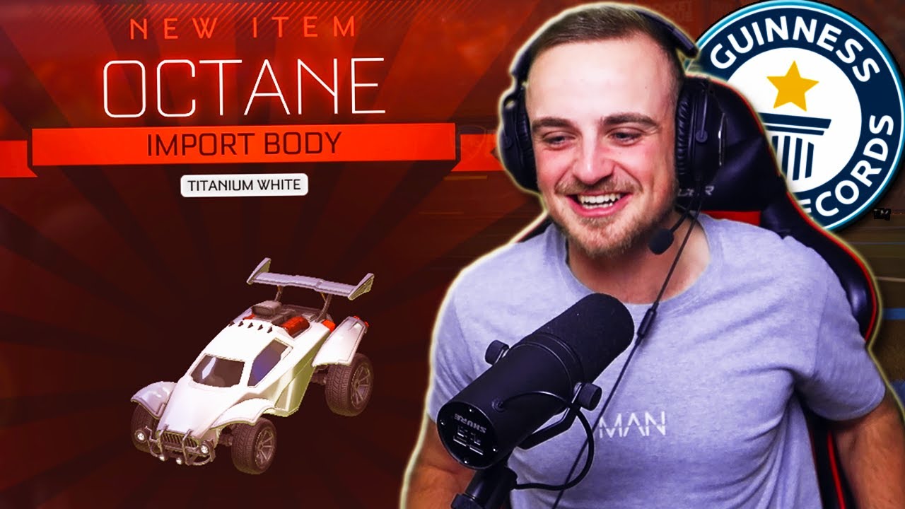 NON-STOP LUCK! | MY PAINTED OCTANE RECORD IN ROCKET LEAGUE!