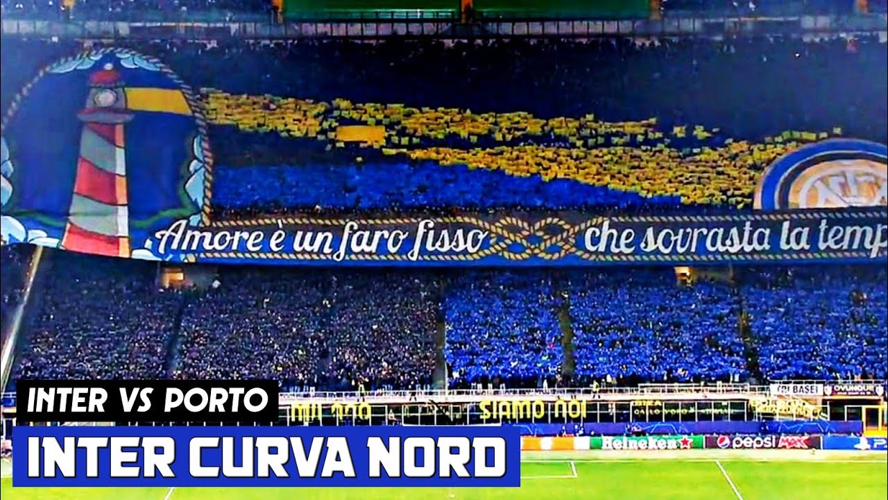 Inter Milan Fans Choreografia Atmosphere || Inter vs FC Porto - UEFA Champions League (22.02.23)