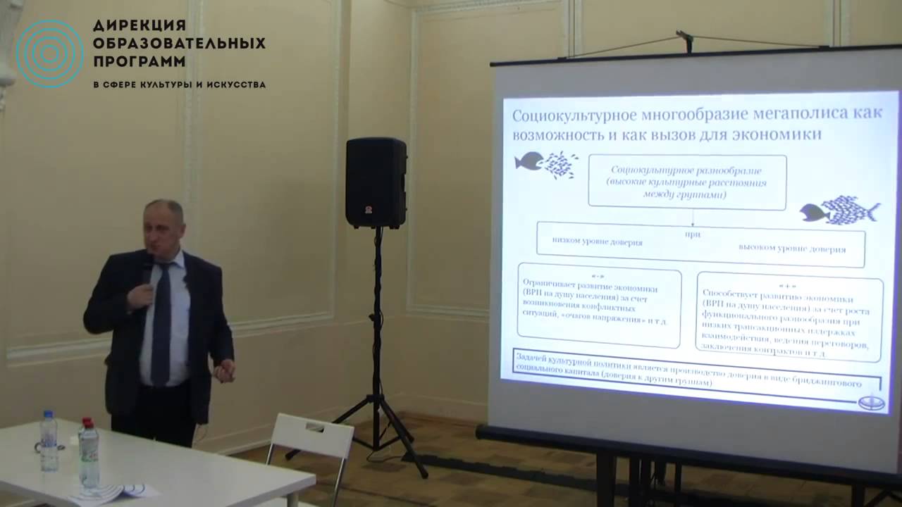 Лекция Александра Аузана «Экономика и культура»