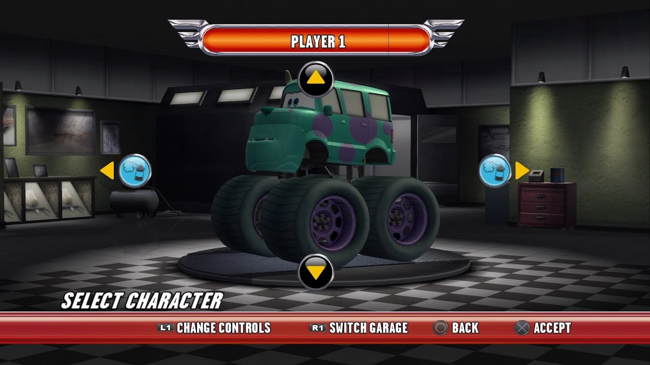 Cars Race-O-Rama PS3 - Sulley Gameplay (RPCS3)