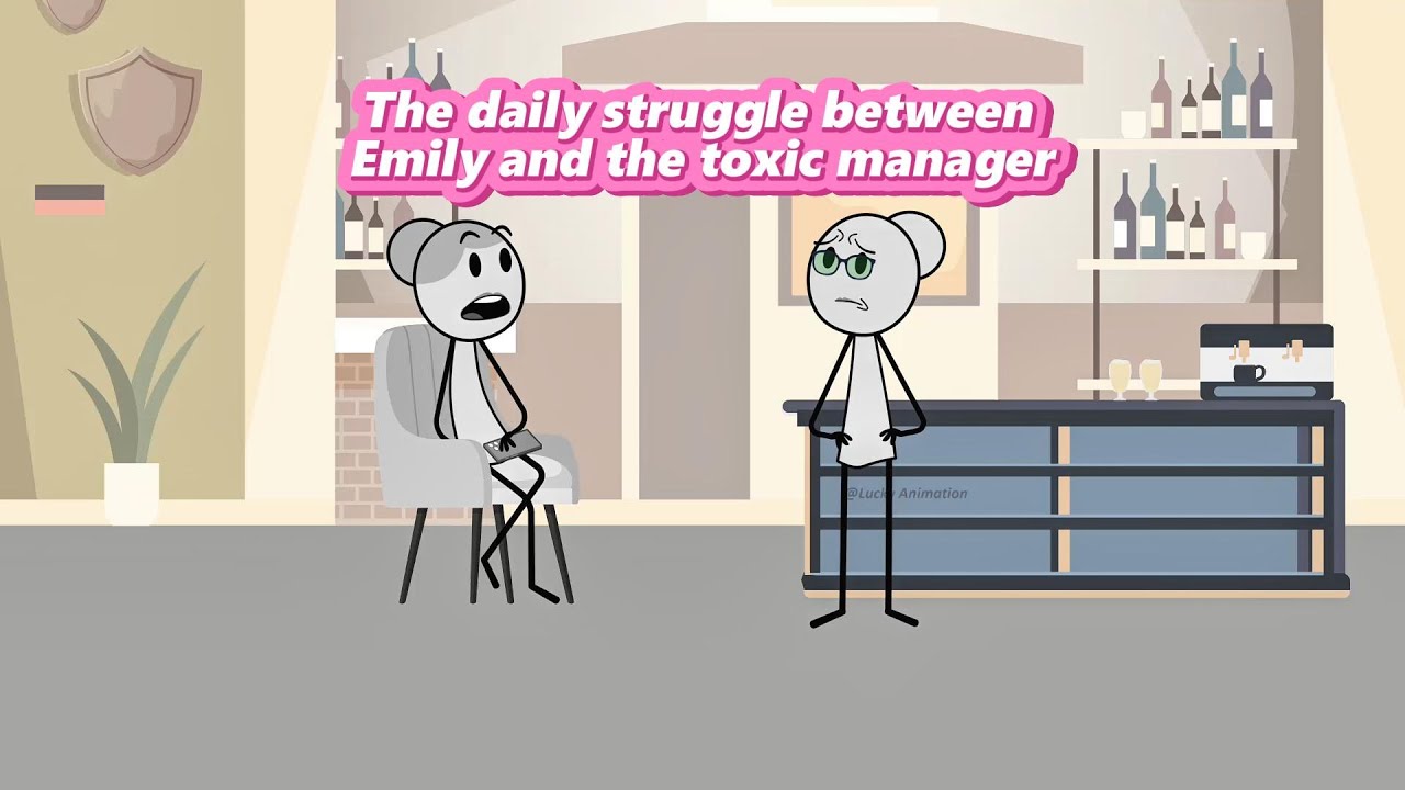 [Drama Series]: The daily struggle between Emily and the toxic manager #animation #corporate