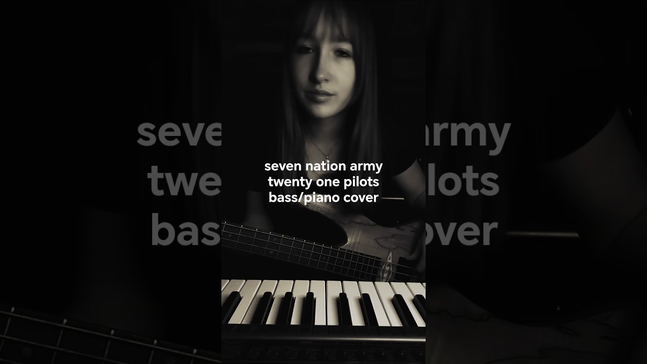 seven nation army - twenty one pilots bass/piano cover 😝🤍🫶🏻 #twentyonepilots #tylerjoseph #joshdun