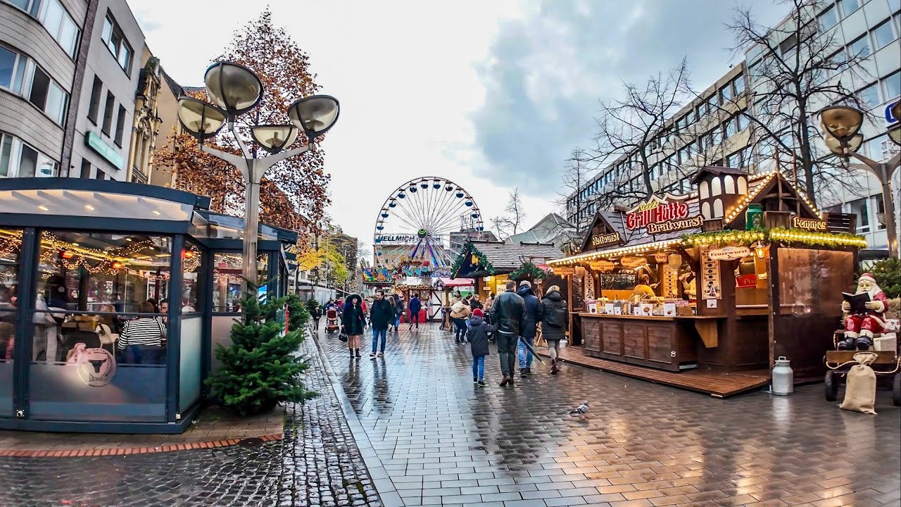 Weihnachtsmarkt Duisburg Eröffnet 🎄Duisburg Germany Walk through / Walking Tour 4K