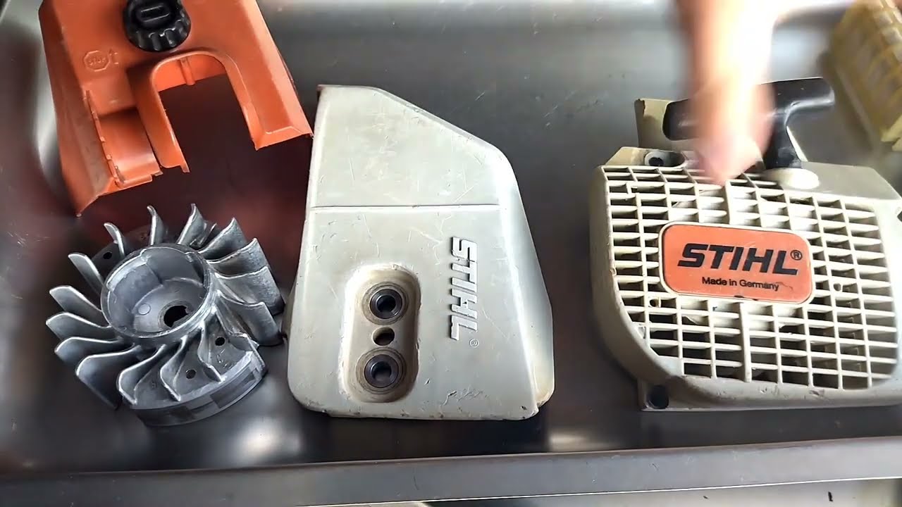 Pilarka Stihl MS 021 023 025 210 230 250 rozbieramy / naprawiamy.