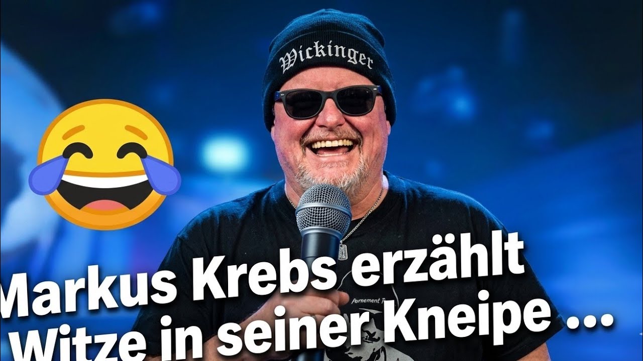 Markus Krebs erzählt Witze in seiner Kneipe ...