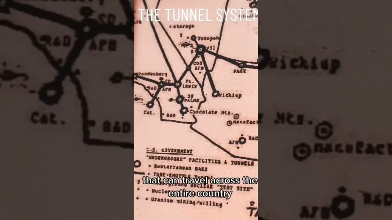 United States secret underground tunnel #conspiracy