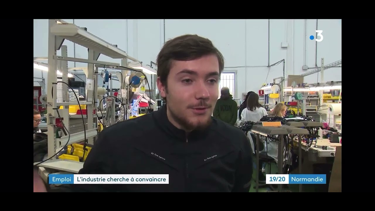 Reportage France 3 Normandie - L'industrie cherche à convaincre (Semaine de l'Industrie 2022)