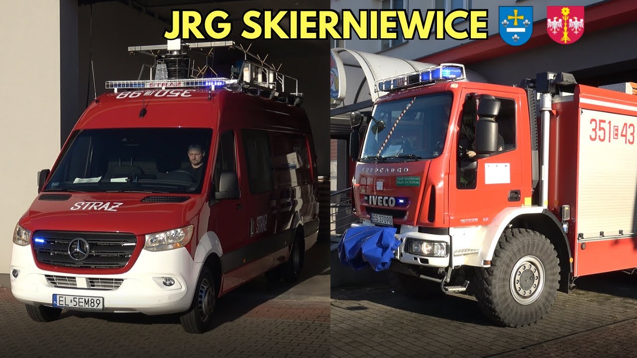 Wyjazd kompanijnego Sprintera! Techniczne Iveco - Alarmowo siła bojowa JRG PSP Skierniewice