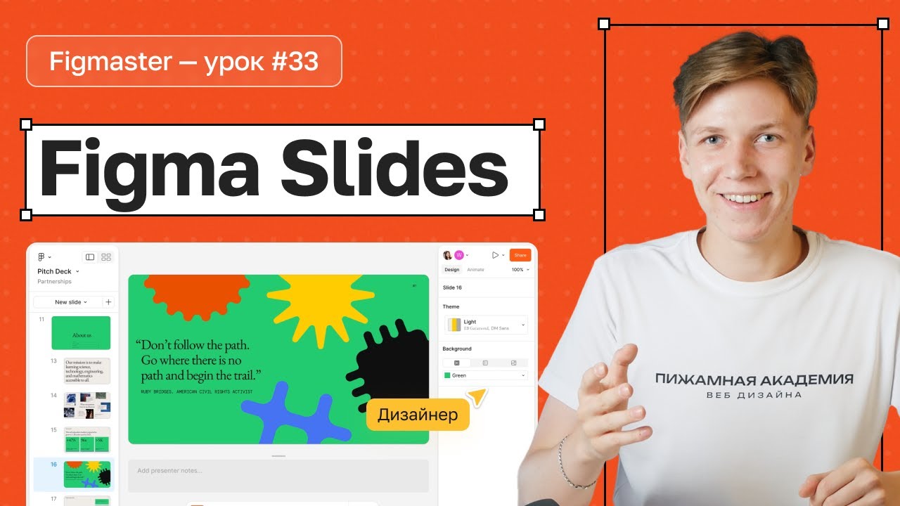 №33 Как сделать презентацию в Figma Slides? | Создаем презентации в Figma | Бесплатный курc по Figma