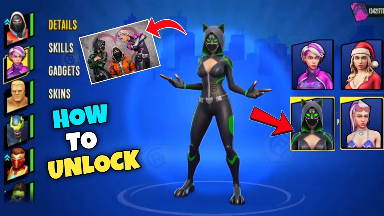 How To Unlock Hacker Girl Black Cat Skin & Character Spider Fighter 3 Valentines Update🤑