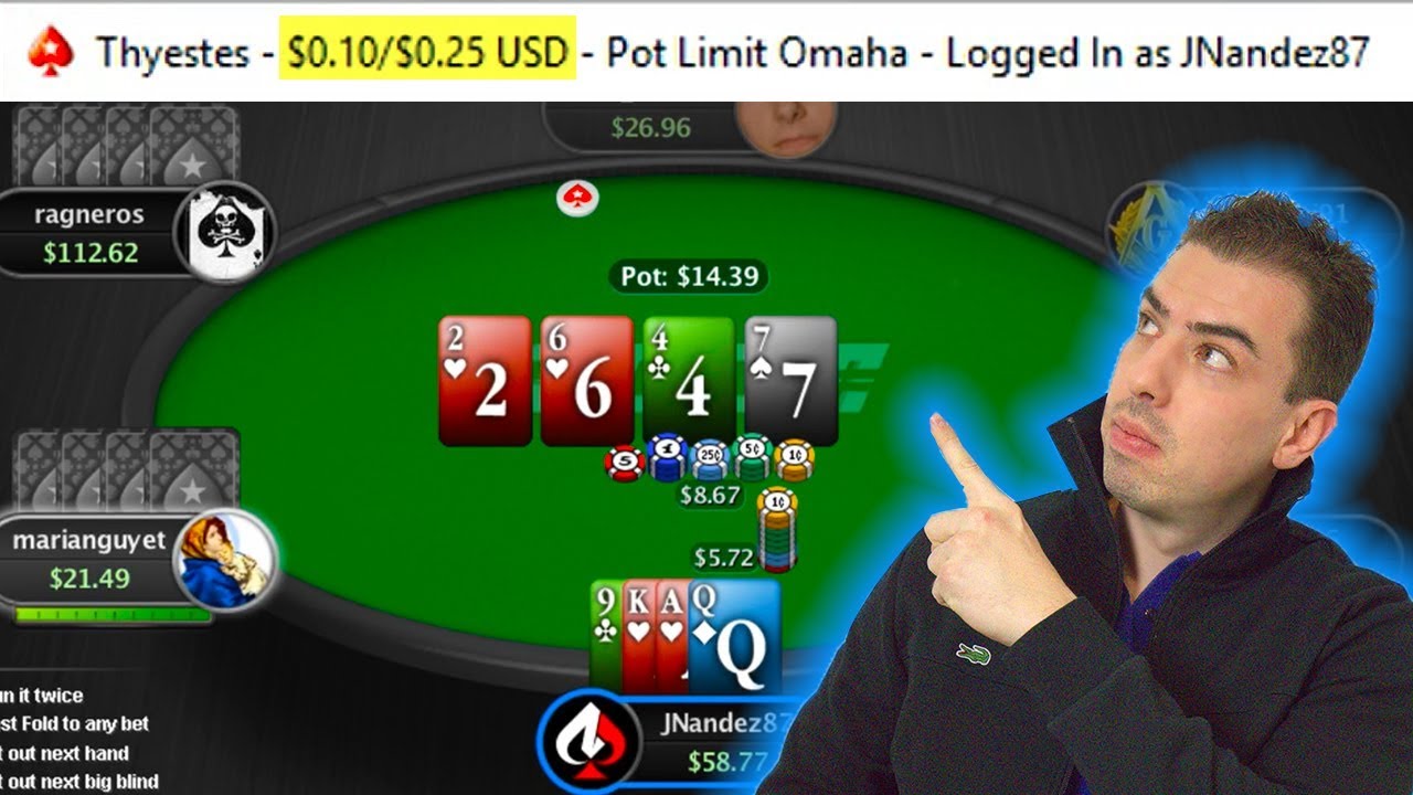 How Do You Beat Small Stakes PLO? Play and Explain $0.10/$0.25 Zoom with JNandez