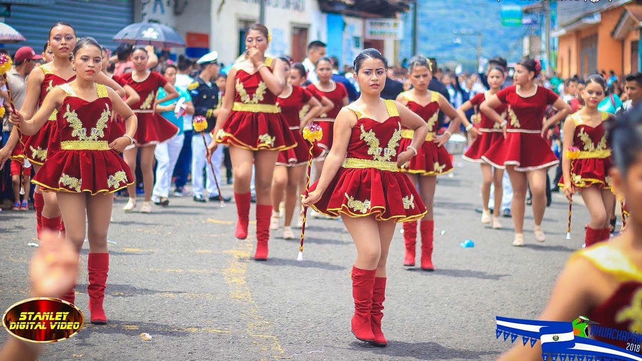 Desfiles del 15 de Septiembre  2018  Ahuachapán, El Salvador (Versión completa)