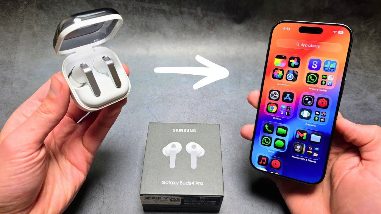 Samsung Galaxy Buds 4 Pro — как подключить и сопрячь с iPhone iOS