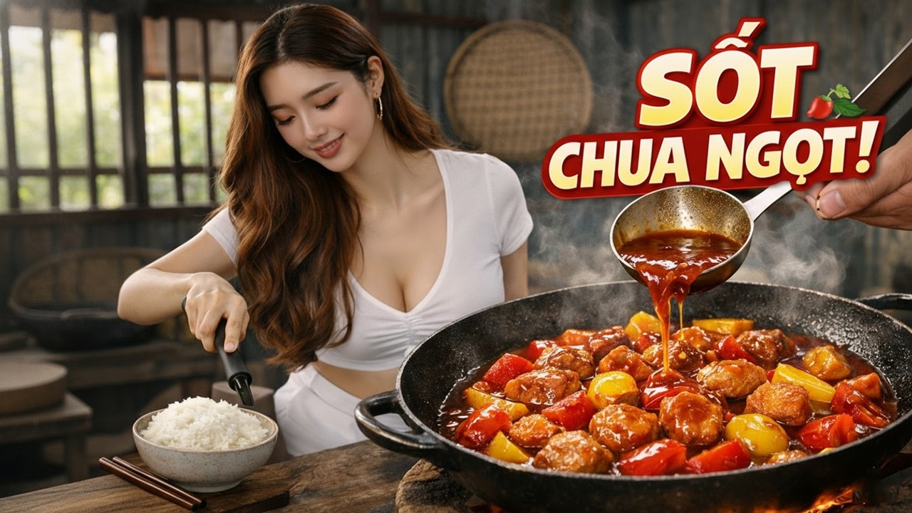 Cách làm thịt heo sốt chua ngọt | Góc bếp của Tèo