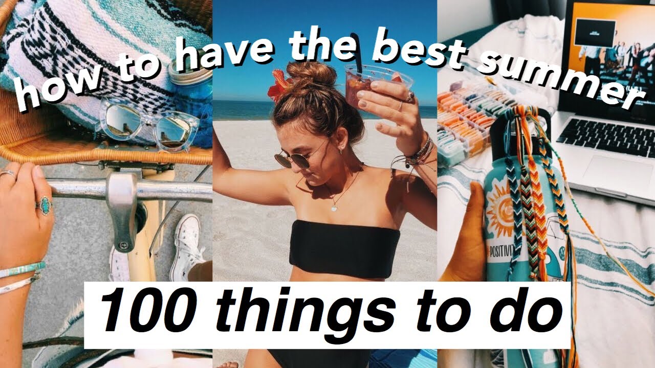 summer bucket list 2019 // 100 things to do